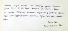Çok samimi, detaylı bir şekilde incelediler